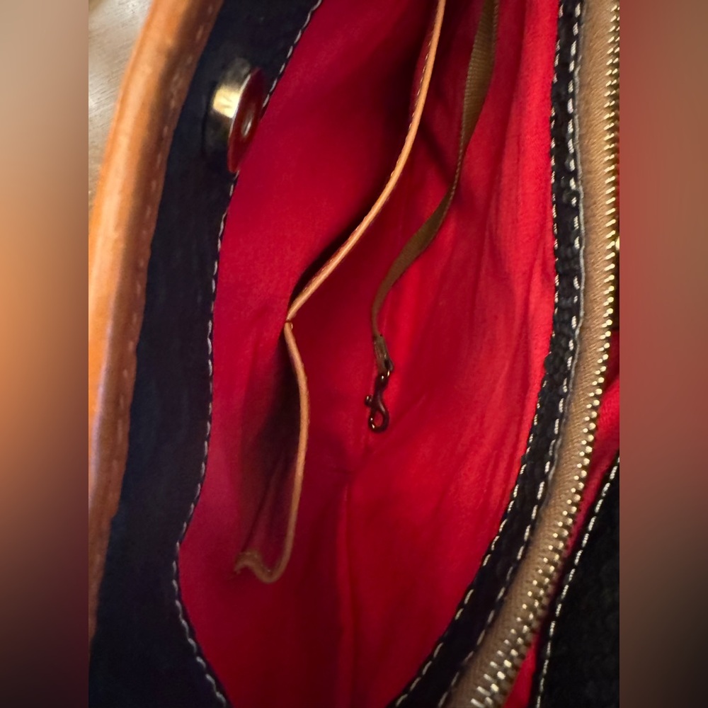 Dooney & Bourke Cara Python Embossed Leather Bag … - image 8